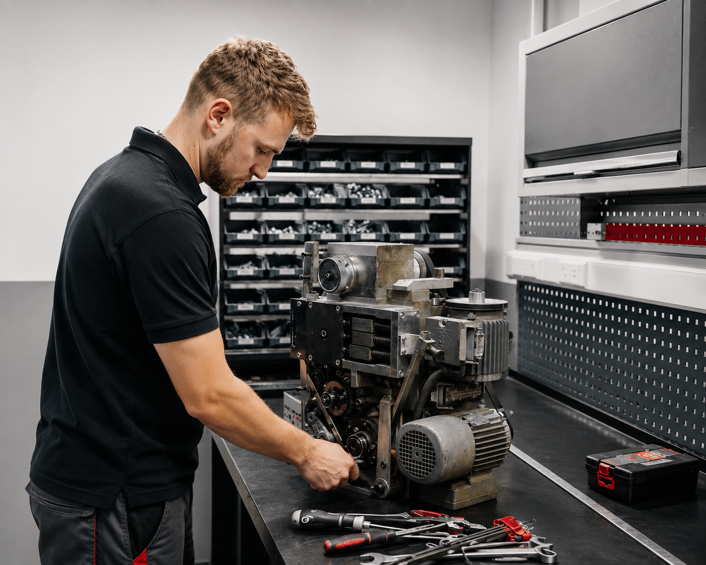 Servis baliaceho stroja technikom W RENT